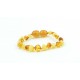 Milky Mix Baroque Amber Teething Bracelets / Anklets
