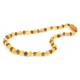 Baroque Mix Raw Baltic Amber Teething Necklaces