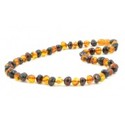 Polished Baroque Mix Amber Necklaces