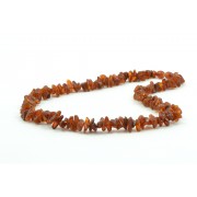 Polished Amber Nugget Necklaces for Adults