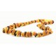 Raw Amber Nugget Necklaces for Adults