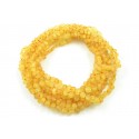 Wholesale LOT of 10 Raw Lemon Baroque Amber Teething Necklaces