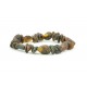 Wholesale LOT of 5 Raw Green Baroque and Bean Mix Amber Adult Bracelets
