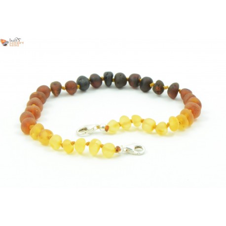 Baltic Amber Anklets with Sterling Silver 925